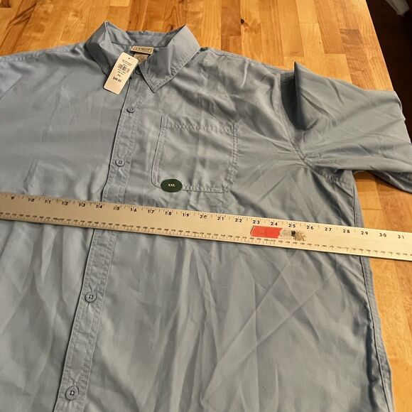 LL Bean Shirt High Performance Ripstop Active Outdoors Lightweight Mens XXL New - Picture 6 of 8